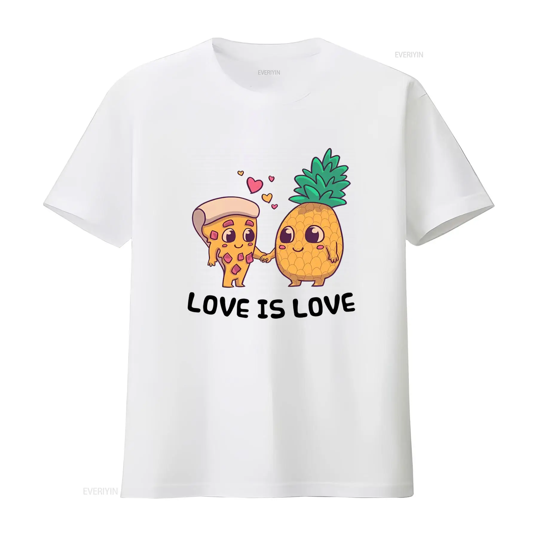 Vintage Fashion Community - Leuke ananas pizza T-shirt grappig ontwerp