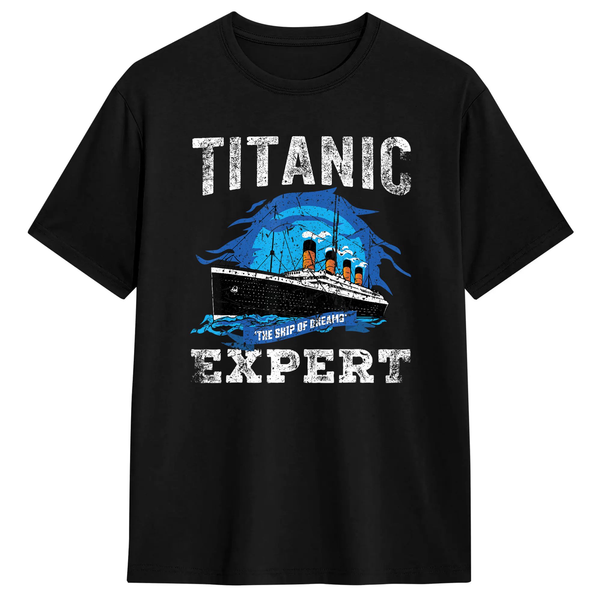 Vintage Fashion Expert - Oversized T-shirt Vintage Titanic Expert Grappig