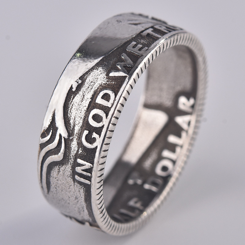 Vintage Fashion Wholesale - Vintage Mode Letter Patroon Ringen voor