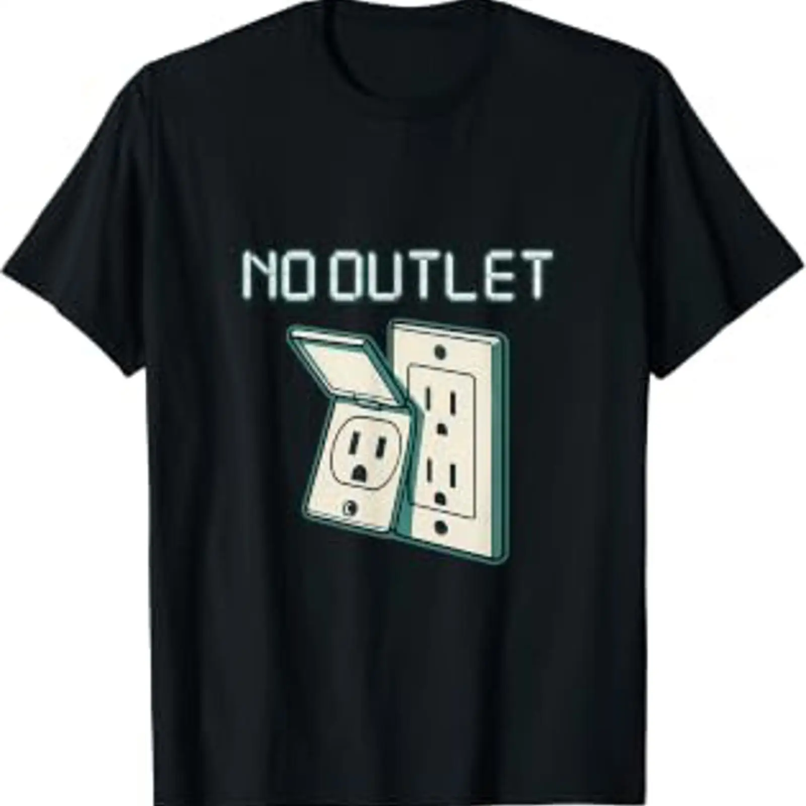 Vintage Fashion Outlet - Elektricien T-shirt NoOutlet LED Outlet vintage