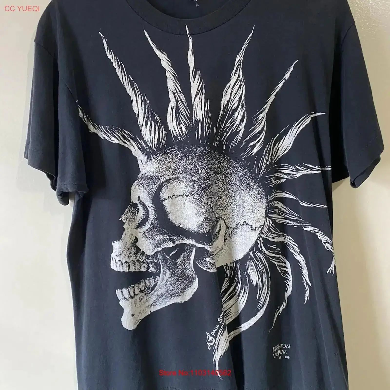 Vintage Fashion Victim Shirt - Fashion Victim Vintage T-shirt 1990 Gewassen