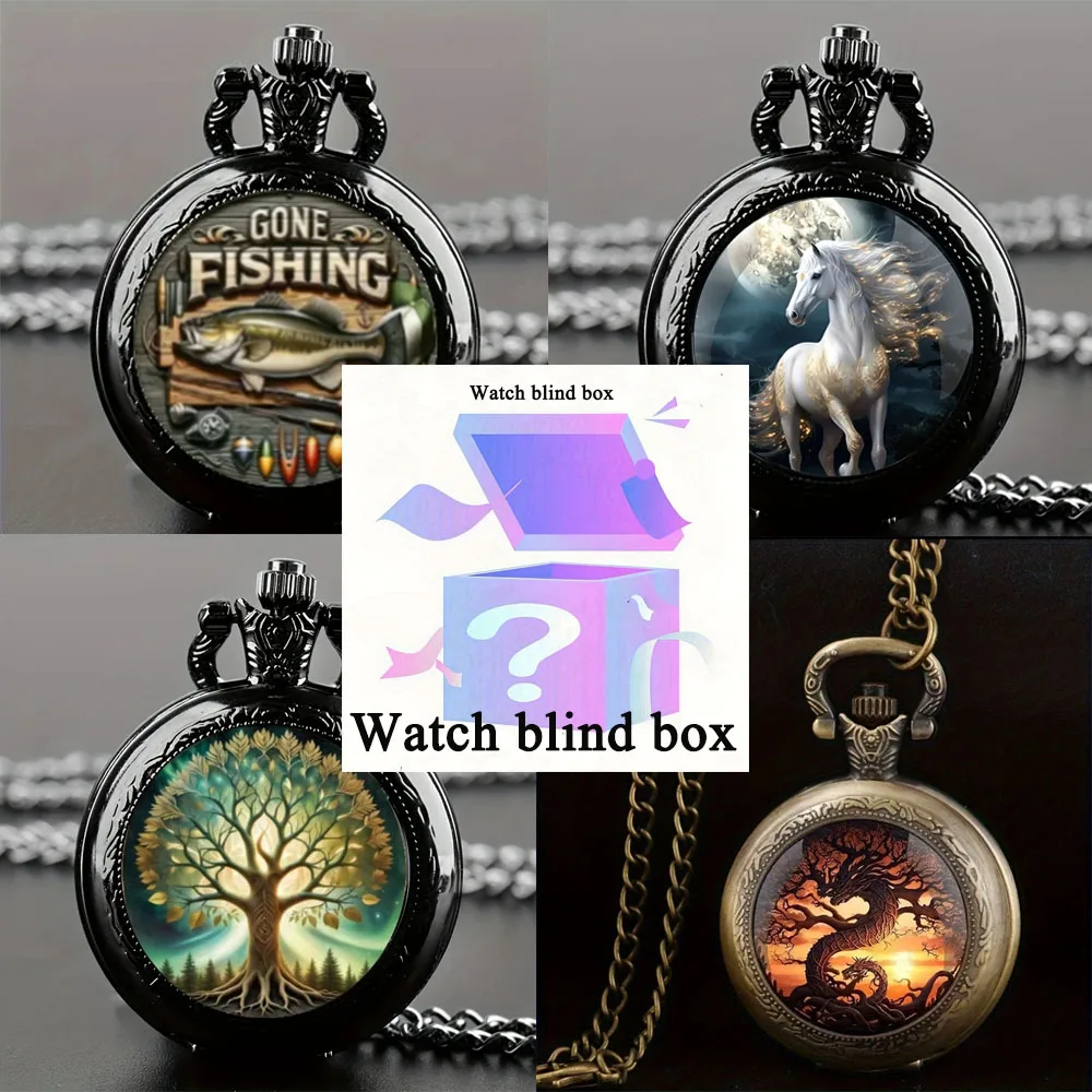 Vintage Fashion Patterns - Gemengd Patroon Vintage Zakhorloge Blind Box