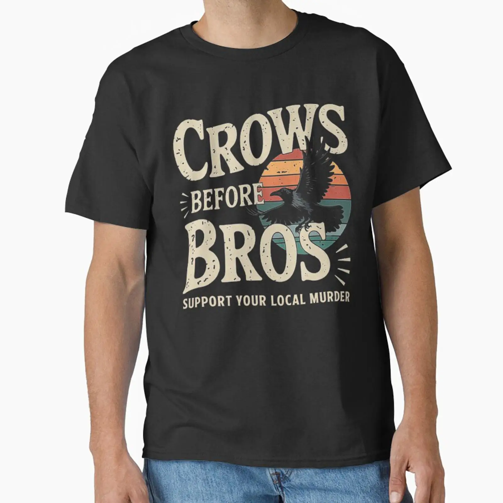 Quirky Vintage Fashion - Crows Before Bros: een uniek kunstwerk
