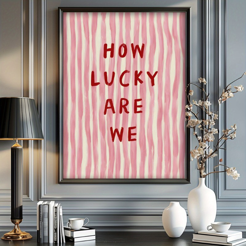 Vintage Fashion Art - Hoe gelukkig zijn wij canvasposter, vintage