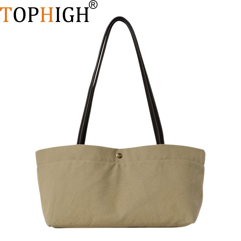 Vintage Fashion Old Money - TOPHIGH Nieuwe Vintage Canvas Tote Bag
