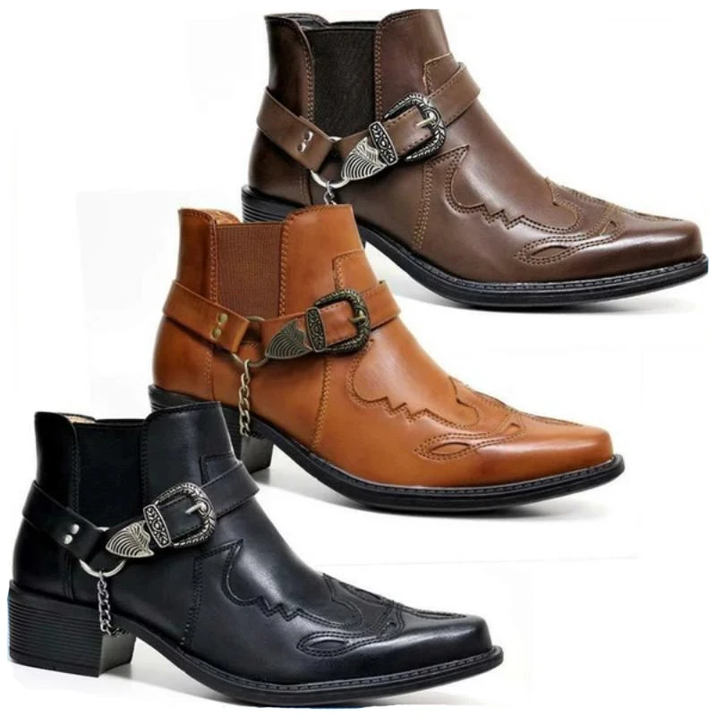 Vintage Fashion For Mens - Mode 2026 Heren Vintage Cowboy Boots