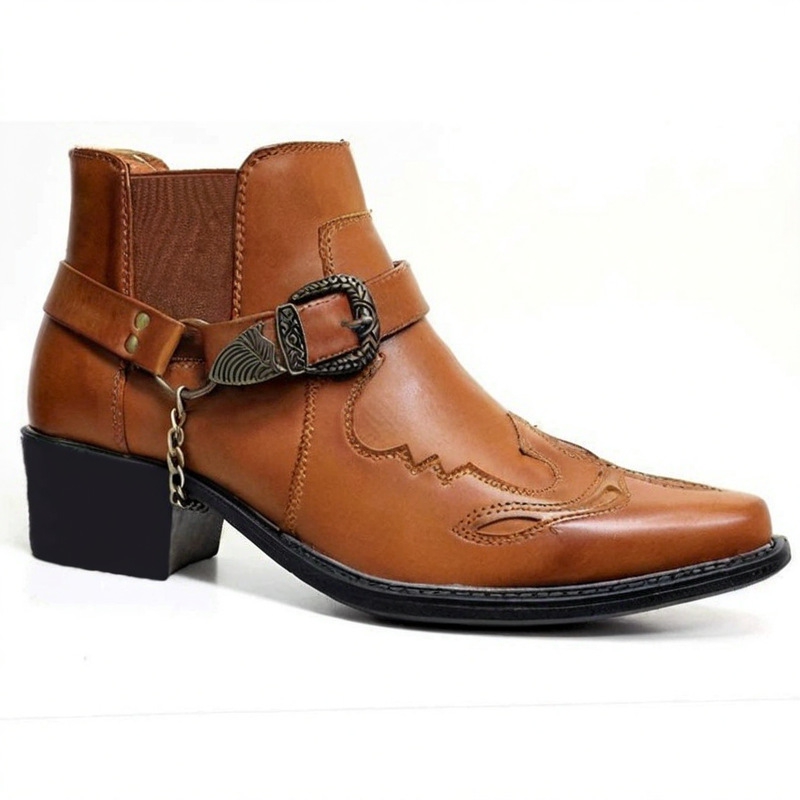 Vintage Fashion For Mens - Herfstmode: vintage cowboylaarzen voor heren, van
