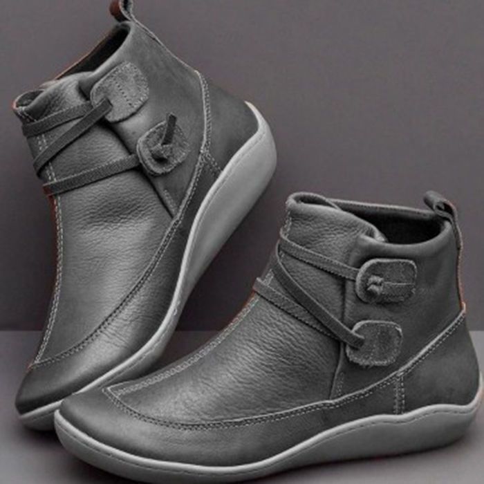 Dames Vintage Ronde Teen PU Le - Vintage Fashion For Mens recensie en prijs