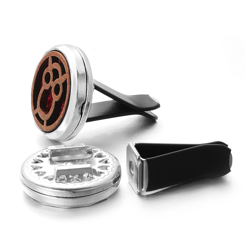 Vintage Hout Parfum Medaillon  - Vintage Fashion Outlet recensie en prijs