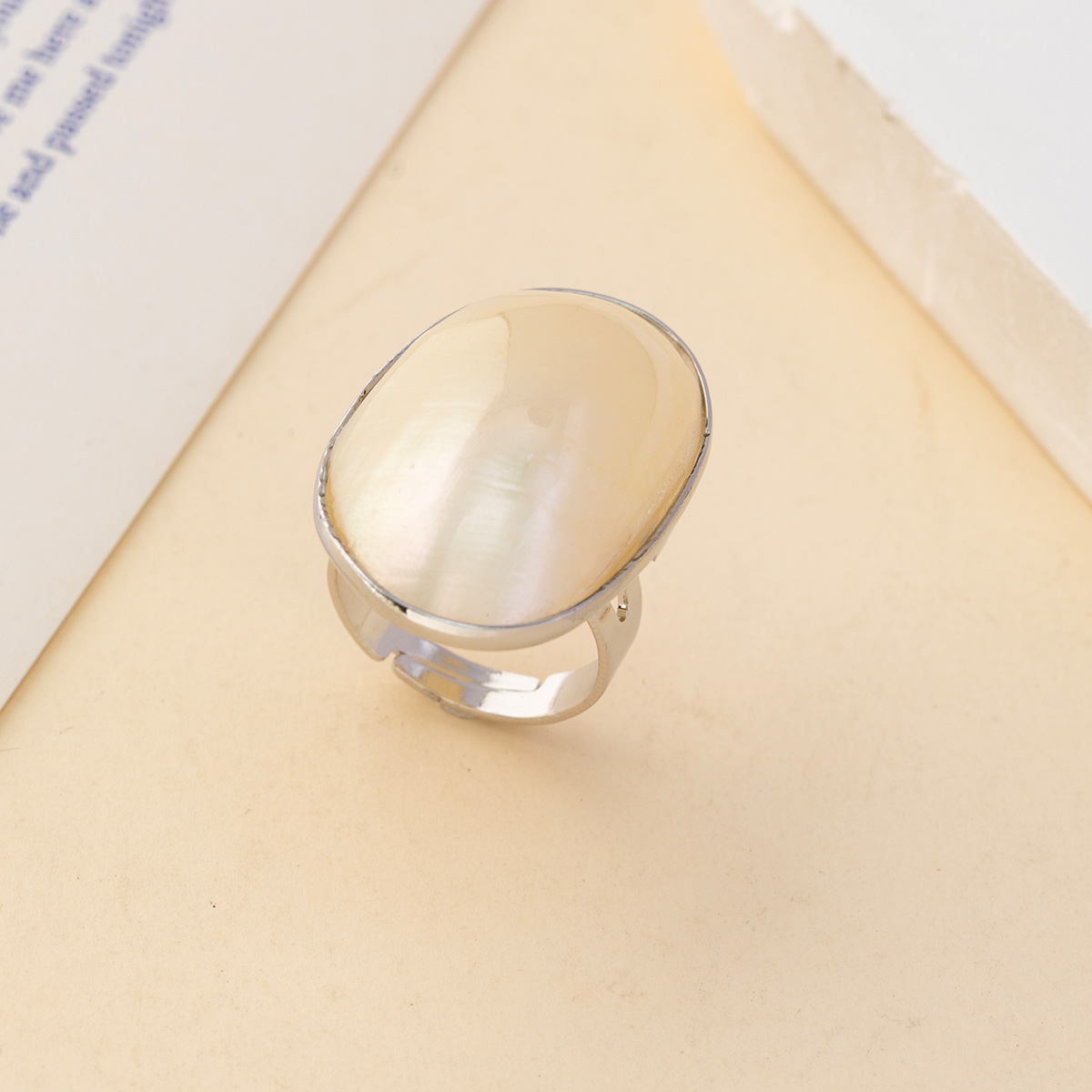 Vintage Dikke Schelp Ringen Vo - Vintage Fashion Outlet recensie en prijs