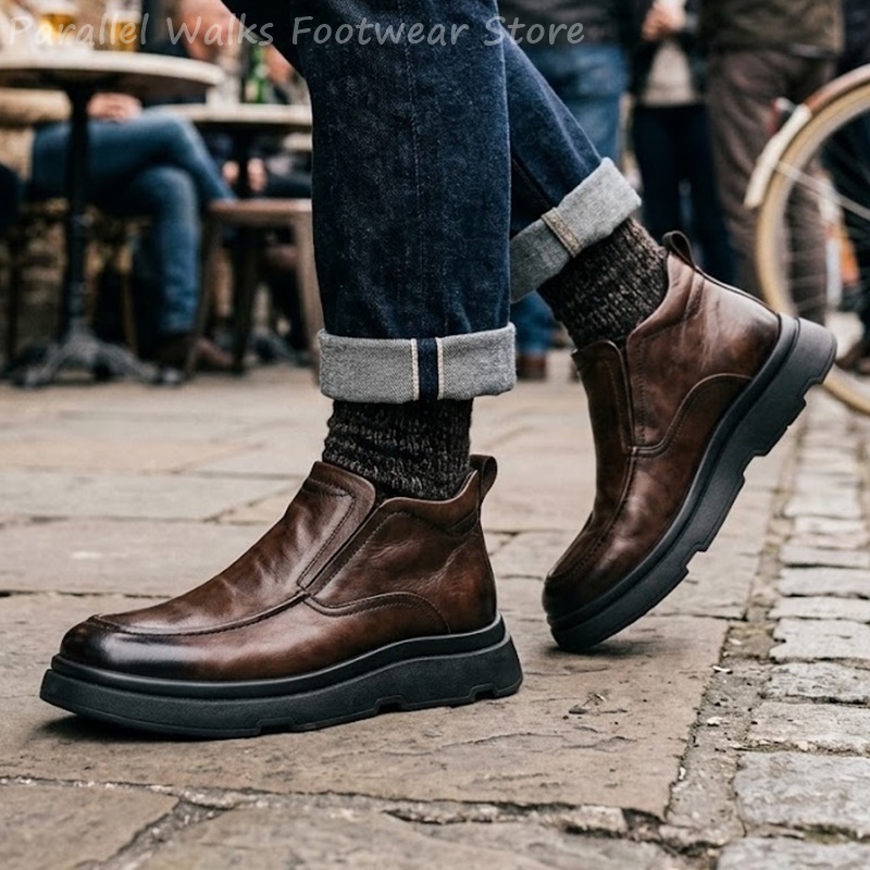 Robuuste Chelsea Boots Heren V - Vintage Fashion For Mens recensie en prijs