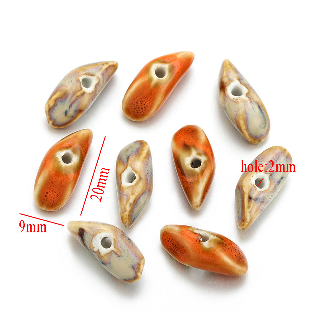 10/20 stuks keramische kralen, - Vintage Fashion Wholesale recensie en prijs