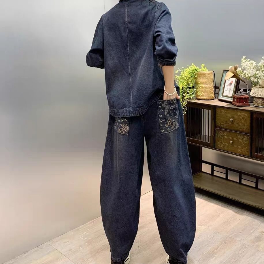 Vintage knop losse geborduurde - Vintage Fashion Jeans recensie en prijs