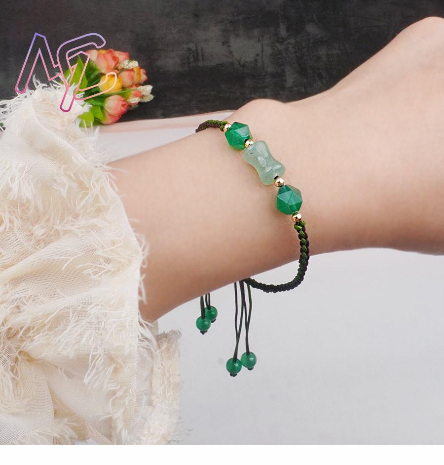 Groene natuurlijke jade kralen - Vintage Fashion For Women recensie en prijs
