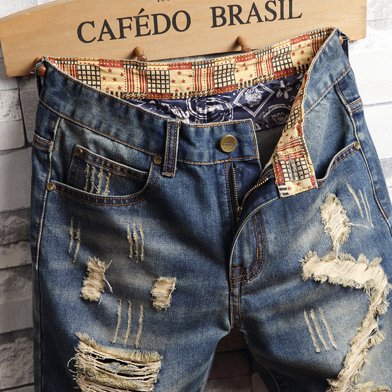 Gescheurde hiphop-denimshorts  - Vintage Fashion Jeans recensie en prijs