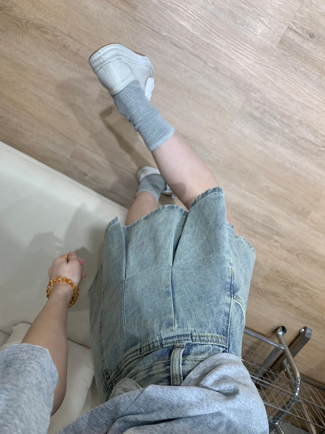 Dames hoge taille denim geploo - Vintage Fashion Jeans recensie en prijs