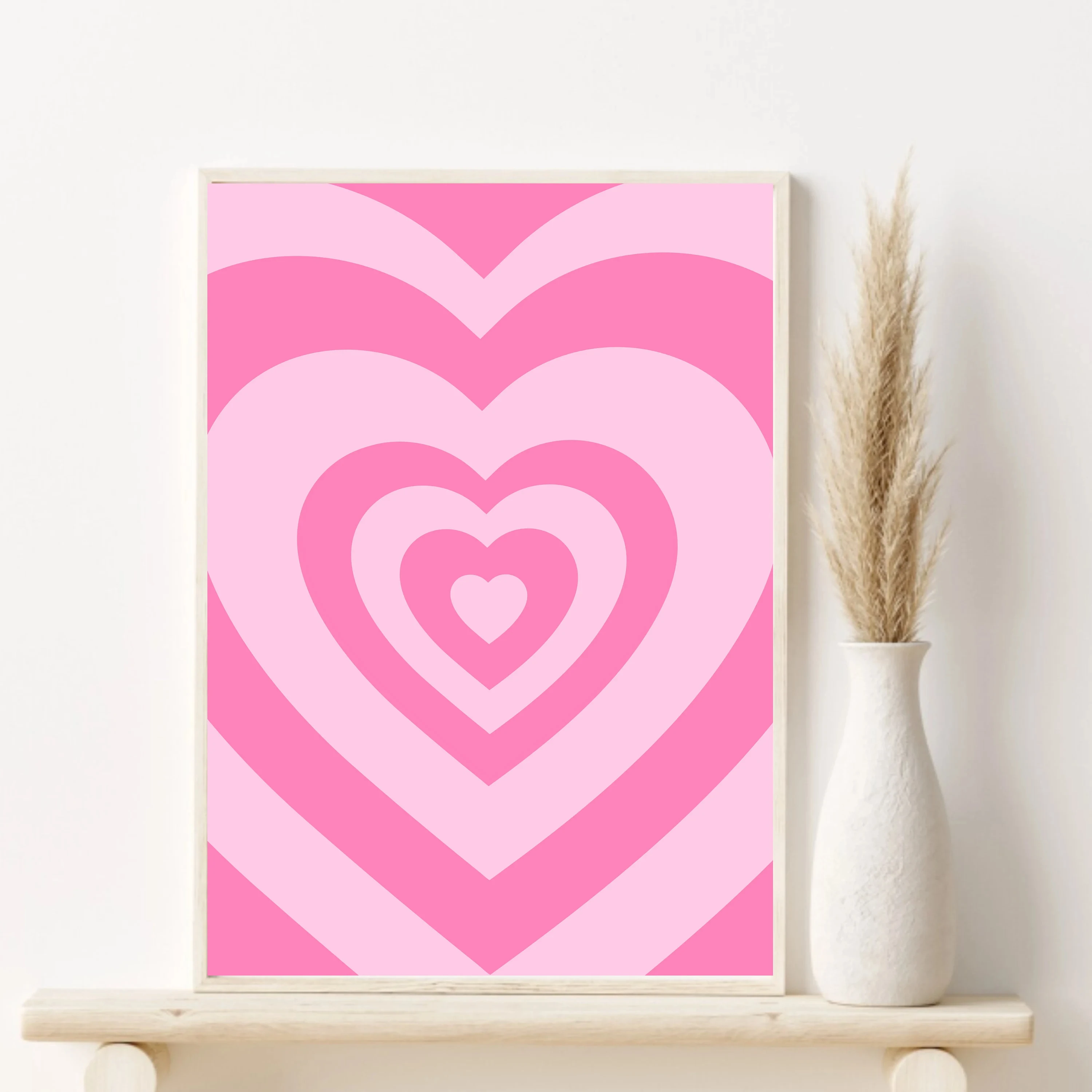 1pc canvas schilderij roze Mat - Vintage Fashion Art recensie en prijs