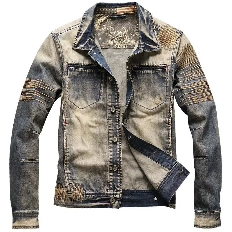 Cowboyjas voor heren, herfst,  - Vintage Fashion Korea recensie en prijs