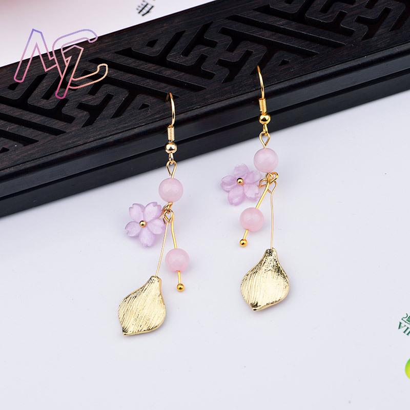 Roze natuurlijke jade bloem oo - Vintage Fashion For Women recensie en prijs