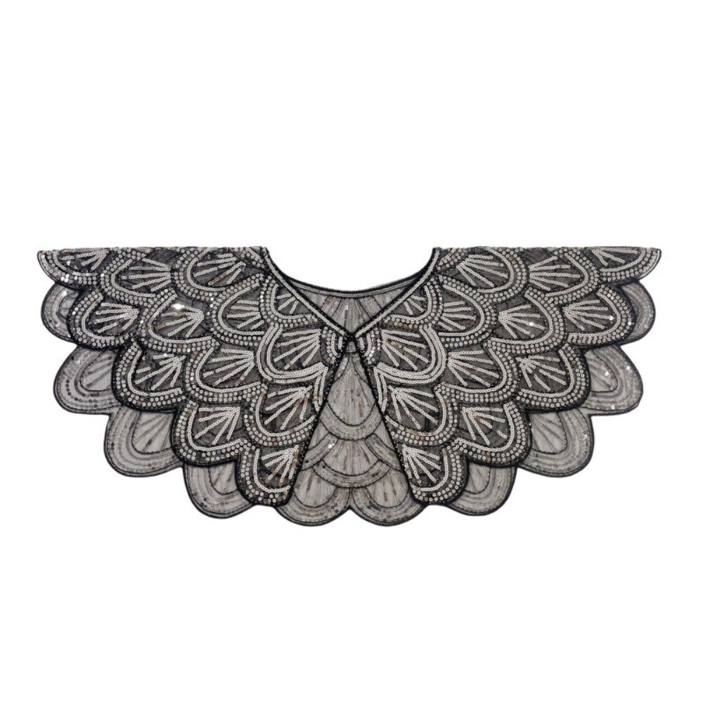 Art Deco uitgeholde sjaal met  - Vintage Fashion Art recensie en prijs