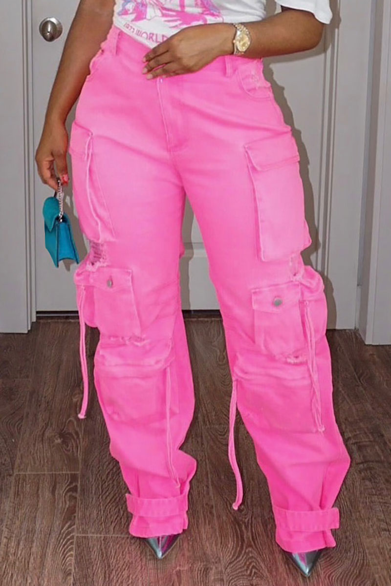 Plus Size Cargo Denim Jeans Za - Vintage Fashion Jeans recensie en prijs