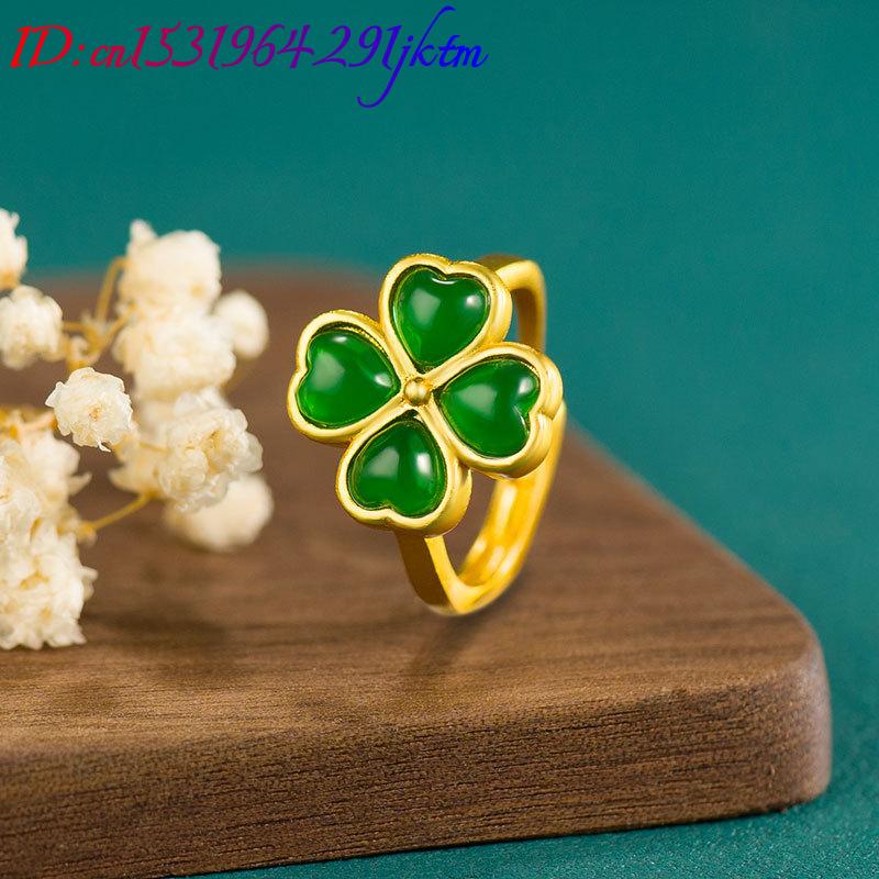 Natuurlijke Groene Jade Klaver - Vintage Fashion For Women recensie en prijs