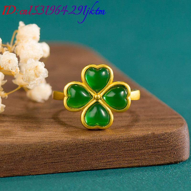 Natuurlijke Groene Jade Klaver - Vintage Fashion For Women recensie en prijs