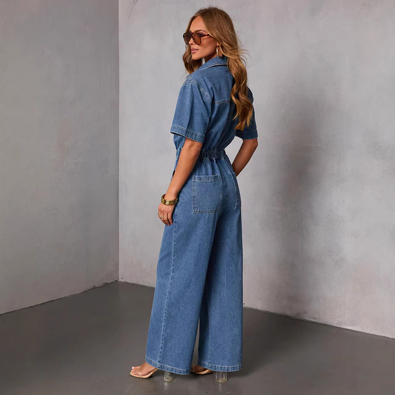 Retro mode denim jumpsuits met - Vintage Fashion Jeans recensie en prijs